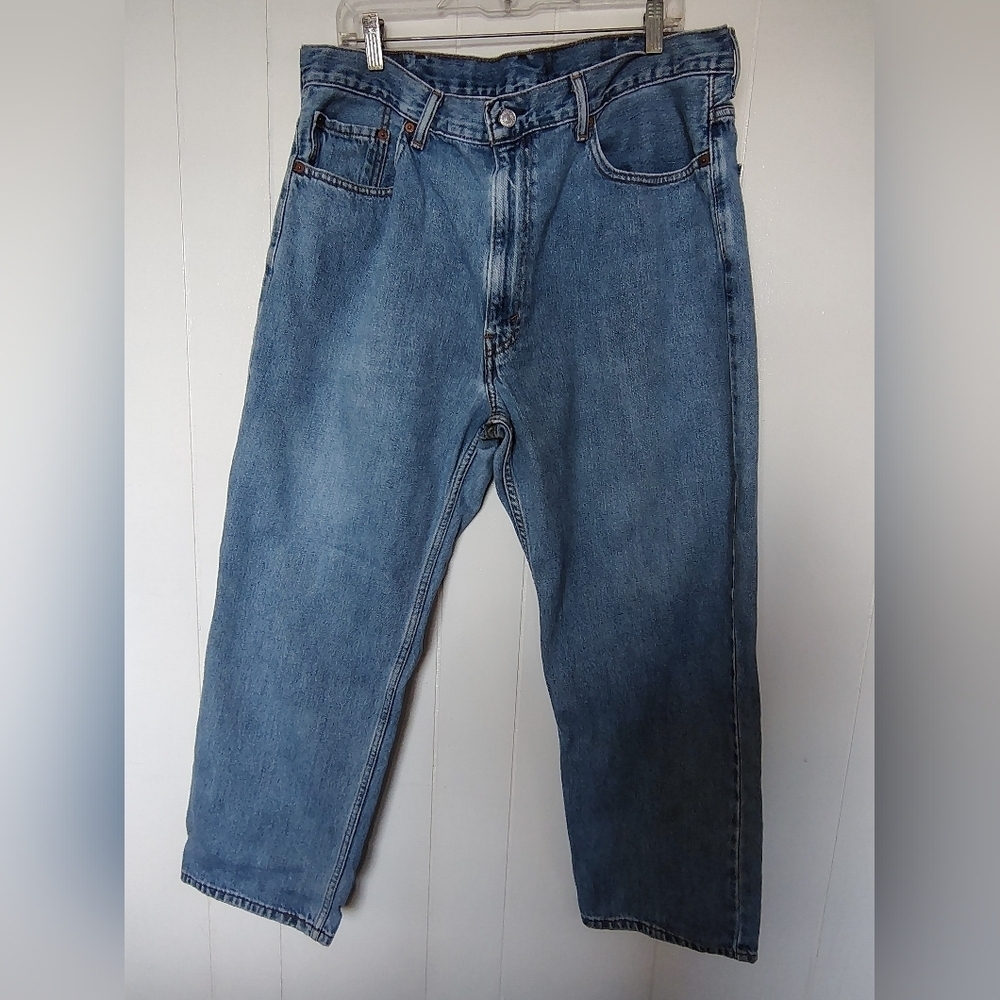 Levi's 550 Classic Blue Denim Jeans Size W40 L 29